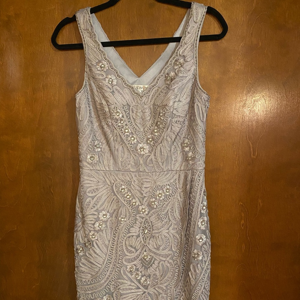 Suewong Nocturne size 6 dress Light gray